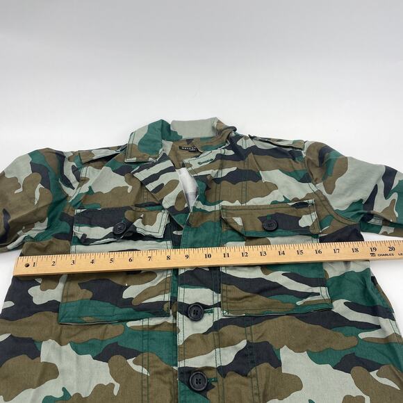 J. CREW MERCANTILE Womens Camouflage Long Sleeve Size S Button-Up Utility Shirt - Picture 7 of 8